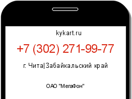Информация о номере телефона +7 (302) 271-99-77: регион, оператор