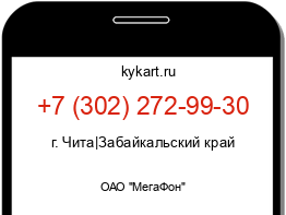 Информация о номере телефона +7 (302) 272-99-30: регион, оператор