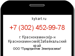 Информация о номере телефона +7 (302) 452-99-78: регион, оператор
