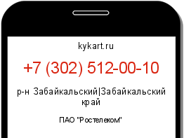 Информация о номере телефона +7 (302) 512-00-10: регион, оператор