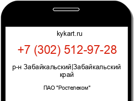 Информация о номере телефона +7 (302) 512-97-28: регион, оператор