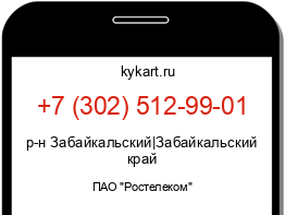 Информация о номере телефона +7 (302) 512-99-01: регион, оператор