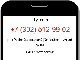 Информация о номере телефона +7 (302) 512-99-02: регион, оператор