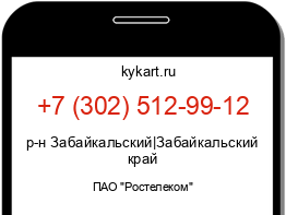 Информация о номере телефона +7 (302) 512-99-12: регион, оператор