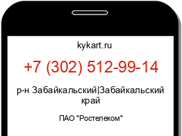 Информация о номере телефона +7 (302) 512-99-14: регион, оператор