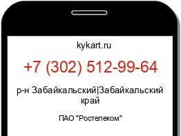 Информация о номере телефона +7 (302) 512-99-64: регион, оператор