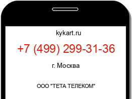 Информация о номере телефона +7 (499) 299-31-36: регион, оператор