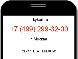 Информация о номере телефона +7 (499) 299-32-00: регион, оператор