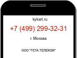 Информация о номере телефона +7 (499) 299-32-31: регион, оператор