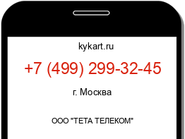 Информация о номере телефона +7 (499) 299-32-45: регион, оператор