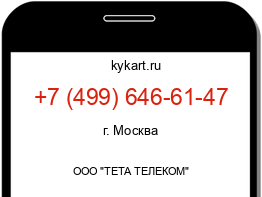 Информация о номере телефона +7 (499) 646-61-47: регион, оператор