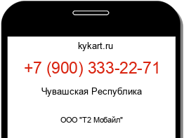 Информация о номере телефона +7 (900) 333-22-71: регион, оператор