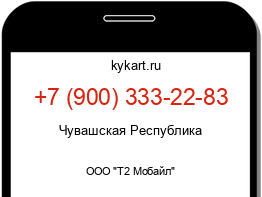 Информация о номере телефона +7 (900) 333-22-83: регион, оператор