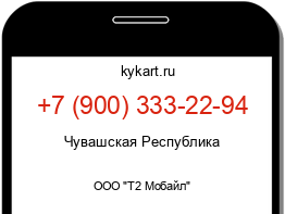 Информация о номере телефона +7 (900) 333-22-94: регион, оператор