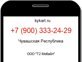 Информация о номере телефона +7 (900) 333-24-29: регион, оператор