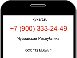 Информация о номере телефона +7 (900) 333-24-49: регион, оператор