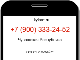 Информация о номере телефона +7 (900) 333-24-52: регион, оператор