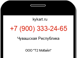 Информация о номере телефона +7 (900) 333-24-65: регион, оператор