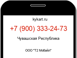 Информация о номере телефона +7 (900) 333-24-73: регион, оператор