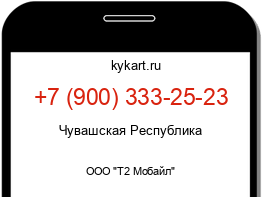 Информация о номере телефона +7 (900) 333-25-23: регион, оператор