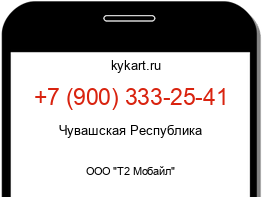 Информация о номере телефона +7 (900) 333-25-41: регион, оператор