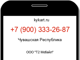 Информация о номере телефона +7 (900) 333-26-87: регион, оператор