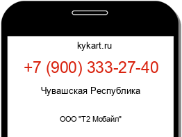 Информация о номере телефона +7 (900) 333-27-40: регион, оператор