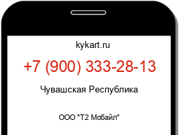 Информация о номере телефона +7 (900) 333-28-13: регион, оператор