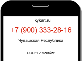 Информация о номере телефона +7 (900) 333-28-16: регион, оператор