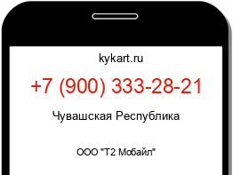 Информация о номере телефона +7 (900) 333-28-21: регион, оператор