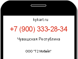 Информация о номере телефона +7 (900) 333-28-34: регион, оператор
