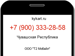 Информация о номере телефона +7 (900) 333-28-58: регион, оператор