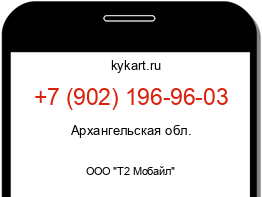 Информация о номере телефона +7 (902) 196-96-03: регион, оператор