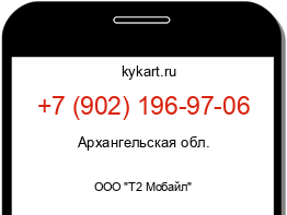 Информация о номере телефона +7 (902) 196-97-06: регион, оператор