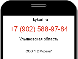 Информация о номере телефона +7 (902) 588-97-84: регион, оператор