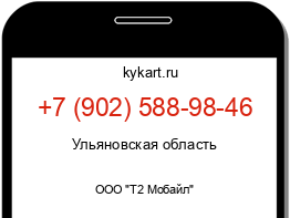 Информация о номере телефона +7 (902) 588-98-46: регион, оператор