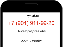 Информация о номере телефона +7 (904) 911-99-20: регион, оператор