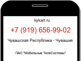 Информация о номере телефона +7 (919) 656-99-02: регион, оператор