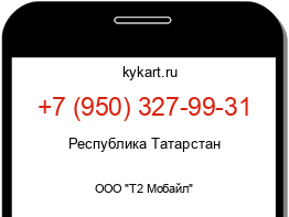Информация о номере телефона +7 (950) 327-99-31: регион, оператор
