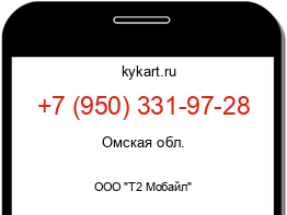 Информация о номере телефона +7 (950) 331-97-28: регион, оператор