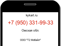 Информация о номере телефона +7 (950) 331-99-33: регион, оператор