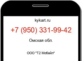 Информация о номере телефона +7 (950) 331-99-42: регион, оператор