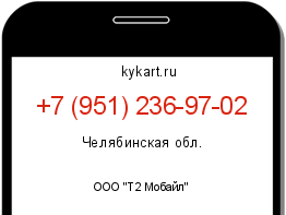 Информация о номере телефона +7 (951) 236-97-02: регион, оператор