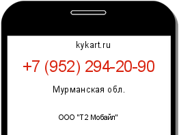 Информация о номере телефона +7 (952) 294-20-90: регион, оператор