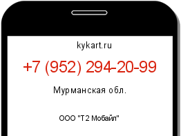 Информация о номере телефона +7 (952) 294-20-99: регион, оператор