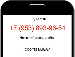 Информация о номере телефона +7 (953) 893-96-54: регион, оператор