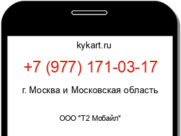 Информация о номере телефона +7 (977) 171-03-17: регион, оператор