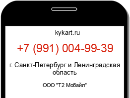 Информация о номере телефона +7 (991) 004-99-39: регион, оператор