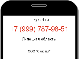 Информация о номере телефона +7 (999) 787-98-51: регион, оператор