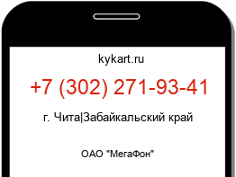 Информация о номере телефона +7 (302) 271-93-41: регион, оператор